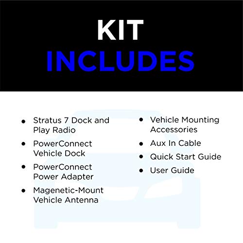 SiriusXM Stratus 7 Satellite Radio with Vehicle Kit [3 Months All Access Free with Subscription]