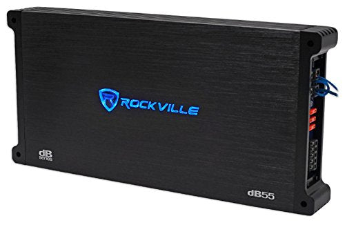 Rockville dB55 4000W CEA RMS 5-Channel Car Amplifier (1000W RMS Rated)
