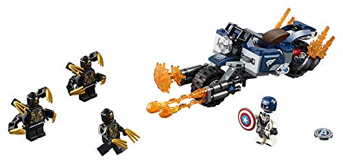 LEGO Marvel Avengers Captain America Outriders Attack Building Kit (76123, 167 Pieces)