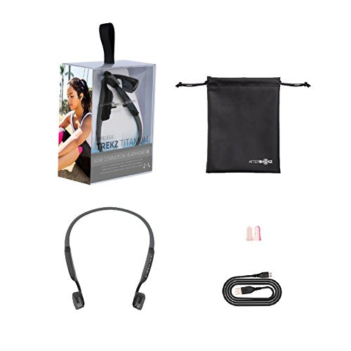 AfterShokz Titanium Wireless Bluetooth Headphones (Slate Grey)