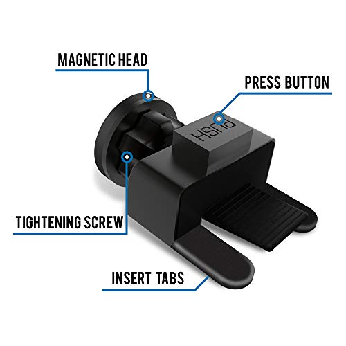 TechMatte MagGrip Universal Magnetic Car Mount, Extra Strong Magnetic Grip (1 Pack)