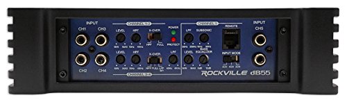Rockville dB55 4000W CEA RMS 5-Channel Car Amplifier (1000W RMS Rated)