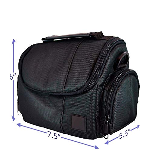 Padded Camera Bag for Nikon, Canon, Sony, Pentax, Olympus, Panasonic, Samsung and More (Medium)