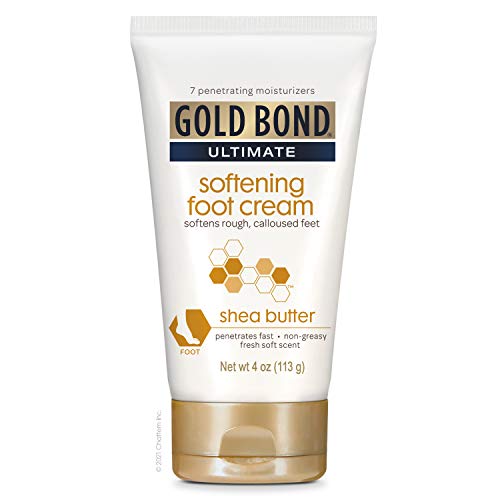 Gold Bond Ultimate Softening Foot Cream With Shea Butter (4 oz.), For Smooth & Soft Feet.