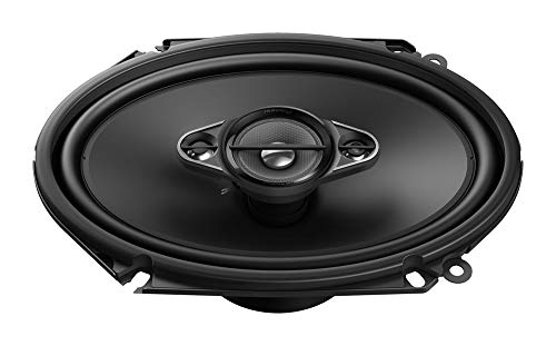 Pioneer TS-A6886F 4-Way Coaxial Car Speakers Bundle with Gravity Magnet Phone Holder (4 Speakers, 350W Max Per Speaker)