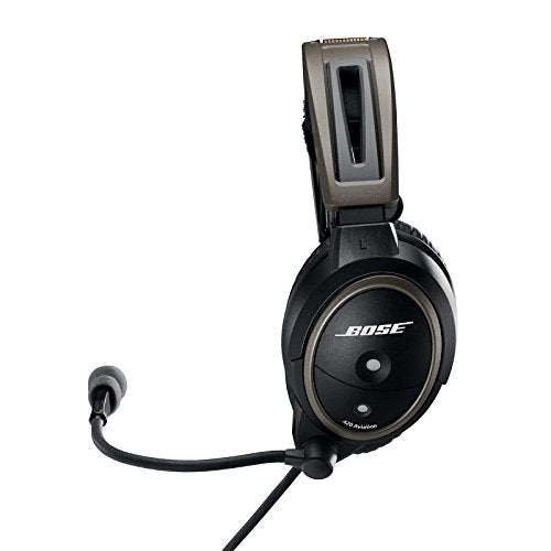 Bose A20 Aviation Headset with Bluetooth and Dual Plug Cable (Black)