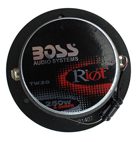 BOSS Audio TW-30 3" 500W Car Bullet Dome Flush Super Tweeters (TW30)