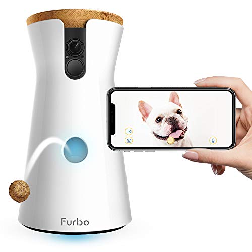 Furbo Treat Tossing Dog Camera (Full HD Wifi & 2-Way Audio, Compatible with Alexa), As Seen on Ellen