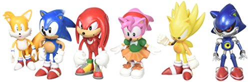 Sonic The Hedgehog Action Figure Set (6 Pieces) [Toy]