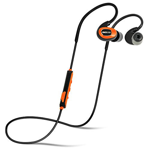 ISOtunes PRO OSHA-Compliant Bluetooth Hearing Protectors, 27 dB NRR, 10-Hour Battery, Noise Cancelling Mic (Safety Orange)
