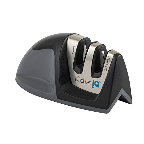KitchenIQ Edge Grip 2-Stage Manual Knife Sharpener (Model