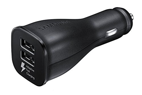 Samsung Fast Charge Dual-Port Car Charger (EP-LN920BBEGUS) - Black