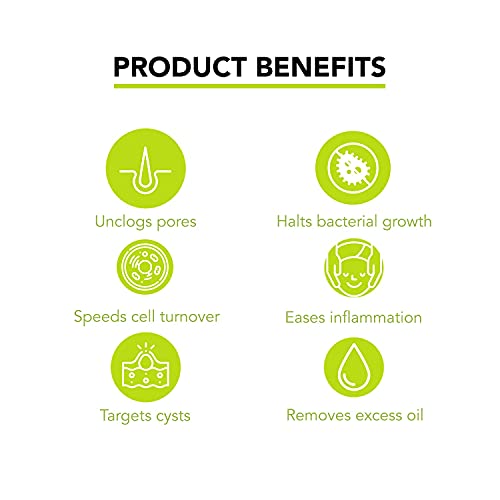 DermaHarmony Maximum-Strength Acne Wash (10% Benzoyl Peroxide) - 8 Fl Oz - Non-Foaming Cleanser for Face, Skin, Butt, Back & Body - Dermatologist-Tested, Vegan & Cruelty-Free.