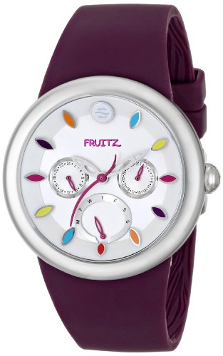 Philip Stein Unisex F43S-TF-PR Stainless Steel Watch with Purple Fruitz Band