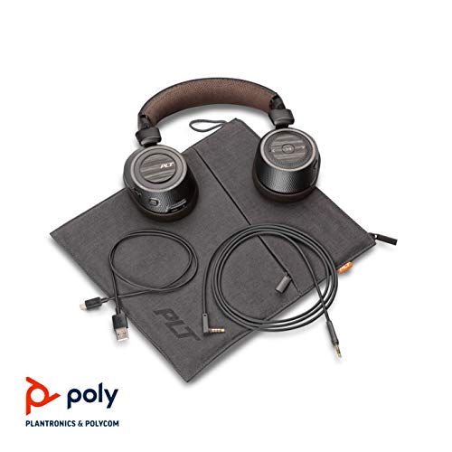 Poly (Plantronics + Polycom) BackBeat PRO 2 Wireless Noise Cancelling Headphones - Black Tan