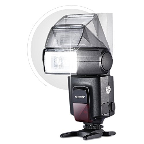Neewer TT560 Speedlite Flash Kit with Standard Hot Shoe for Canon, Nikon, Sony, and Pentax DSLR Cameras, Includes (1)TT560 Flash, (1)Flash Diffuser, and (1)Remote Control