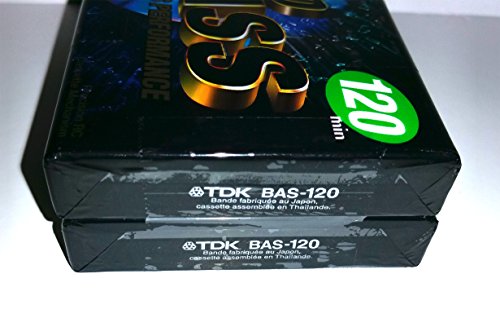TDK 120-Minute Heavy Bass Performance Cassette Tapes (2-Pack)
