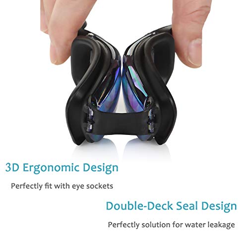 Aegend Swimming Goggles, No Leaking for Adults, Men and Women (Youth)
