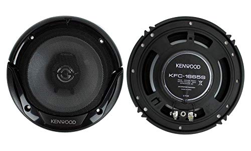 Kenwood KFC-1665S 6.5" 300W 2-Way Car Speaker and KFC-6965S 6x9 400W 3-Way Car Speaker (Set of 2)