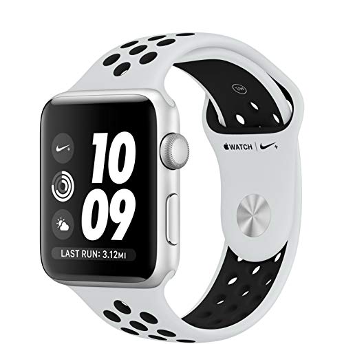 Apple Watch Nike+ Series 3 GPS, 38mm Silver Aluminum Case with Pure Platinum/Black Nike Sport Band