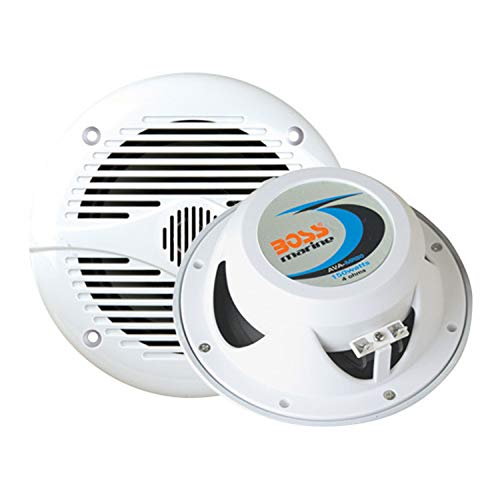 BOSS Audio Systems MR60W (200 Watt/Pair) 6.5" Full Range 2-Way Marine Speakers (Sold in Pairs)