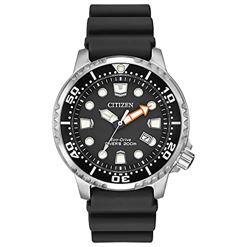 Citizen Eco-Drive Promaster Diver Quartz Men's Watch (BN0150-28E), Stainless Steel with Black Polyurethane Strap