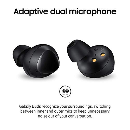 Samsung Galaxy Buds True Wireless Earbuds with Wireless Charging Case (Black), US Version