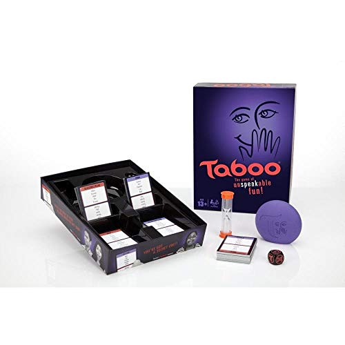 Version 10th Anniversary - Includes 600 Cards (Based on the Classic Party Game)

Taboo 10th Anniversary Edition Board Game - 600 Cards (From the Classic Party Game)