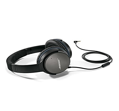 Bose QuietComfort 25 Acoustic Noise Cancelling Headphones - Apple (Black, Wired 3.5mm)