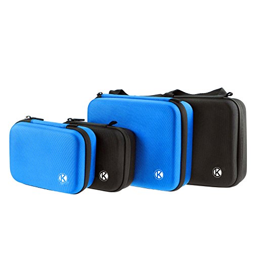 CamKix Carrying Case for GoPro Hero 4 (Black, Silver, Hero+ LCD, 3+, 3, 2) and Accessories – Travel/Home Storage – Complete Protection + Cleaning Cloth