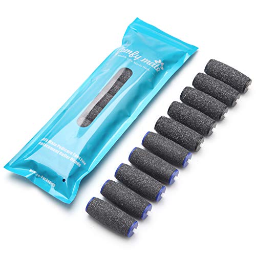 Amope Pedi Electronic Perfect Foot File Refill Rollers, Premium (5 Extra Coarse, 5 Regular Coarse)