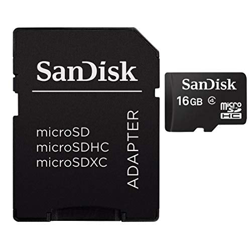SanDisk Class 4 16GB MicroSDHC Memory Card (SDSDQM-B35A) with Adapter