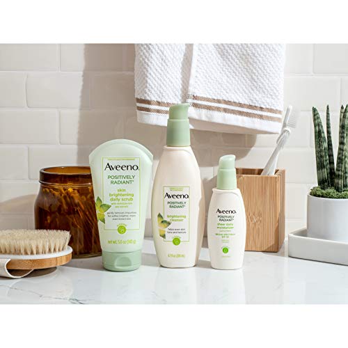 Aveeno Positively Radiant Skin Brightening Daily Facial Scrub (5 oz).