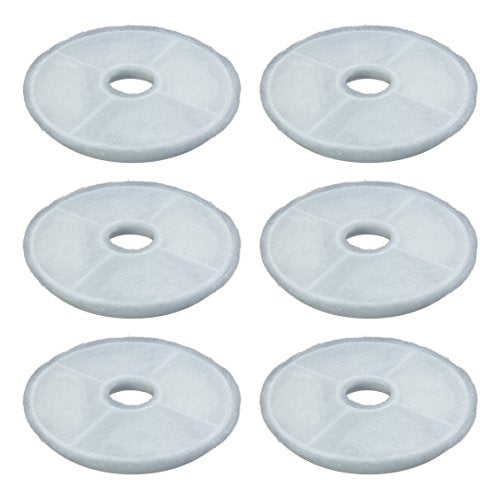 Catit 6-Pack Filter Replacements for Design Senses & Flower Fountains (Set of 6)