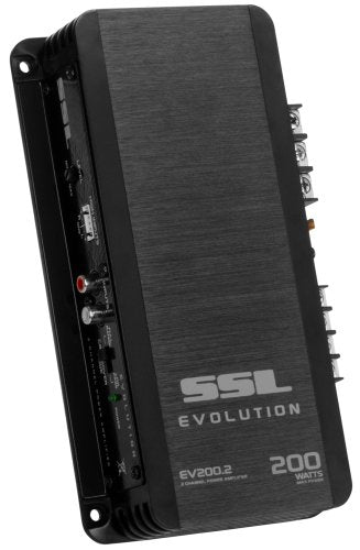 Sound Storm Laboratories Evolution 200W 2-Channel Car Amplifier, [Class A/B, 2-8 Ohm Stable], (EV200.2, Black)
