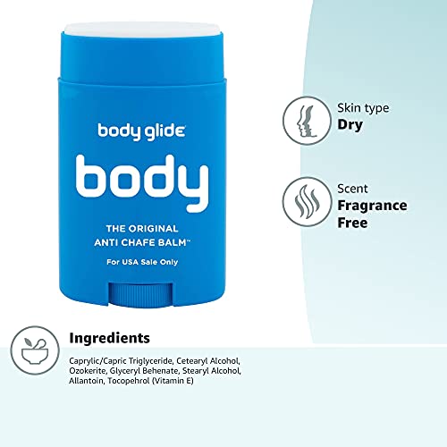 Body Glide Original Anti-Chafing Balm, 1.5oz (45g)
