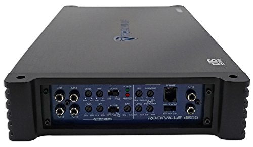 Rockville dB55 4000W CEA RMS 5-Channel Car Amplifier (1000W RMS Rated)