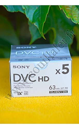 Sony HD (DVC) Mini Tape 5-Pack (DVM63)