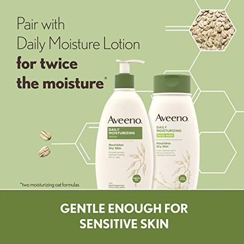 Aveeno Daily Moisturizing Body Wash with Soothing Oat for Dry Skin (18 fl. oz)
