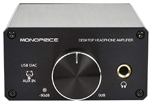 Monoprice 111567 Desktop Headphone Amp