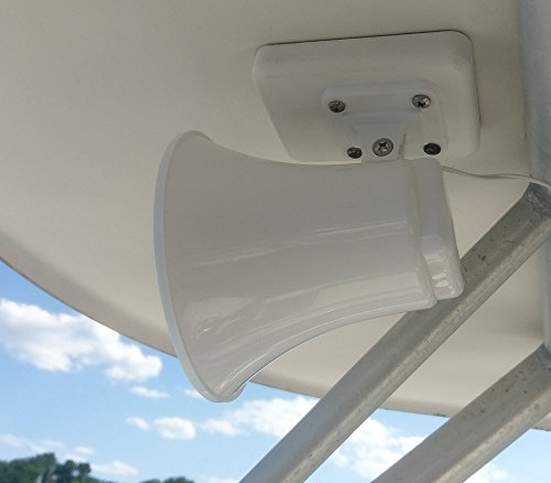 Seaworthy Innovations Standard Size White Stern Pad with Screwless Transducer/Accessory Mounting Kit (not for Large 3D Scan Transducers, Made in USA with 3M VHB Adhesive)