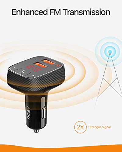 Anker ROAV SmartCharge F2 Bluetooth FM Radio Transmitter