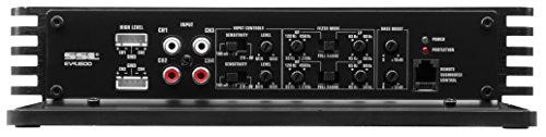 Sound Storm Labs EV4.1600 Evolution 1600W 4-Ch 2-8 Ohm Class A/B Full Range Bridgeable MOSFET Car Amp with Remote Sub Control