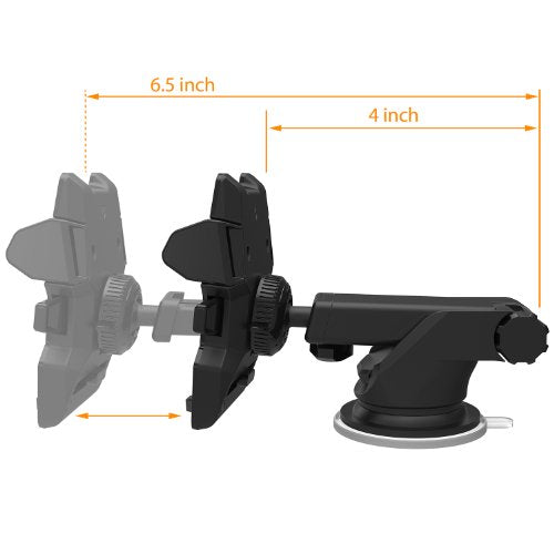 iOttie Easy One Touch 2 Car Mount Holder for iPhone XS Max, iPhone 8/8 Plus, iPhone 7/7 Plus, iPhone 6s Plus/6s/SE, Samsung Galaxy S8 Plus/S8 Edge/S7/S6/Note 9