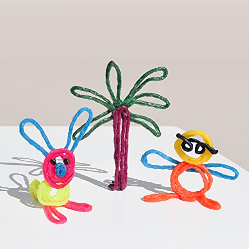 Wikki Stix Arts and Crafts for Kids (24 Pack): Waxed Yarn, Reusable Molding Sticks, Assorted Colors