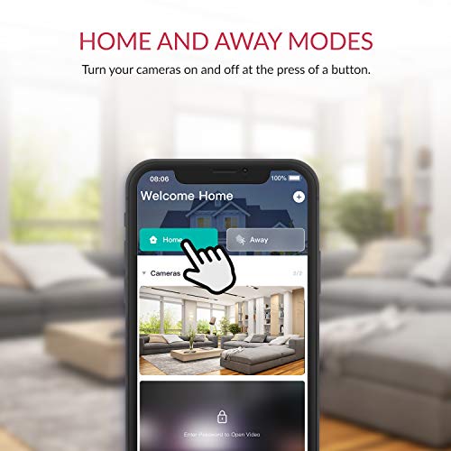 YI Smart Home 1080p Security Camera System with Night Vision, AI Human Detection, Activity Zone, Works with Alexa (Phone, PC App, Cloud Service)