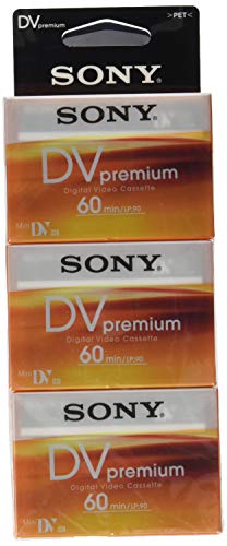 Sony 5DVM60PRR Premium Digital Video Cassette (5-Pack)