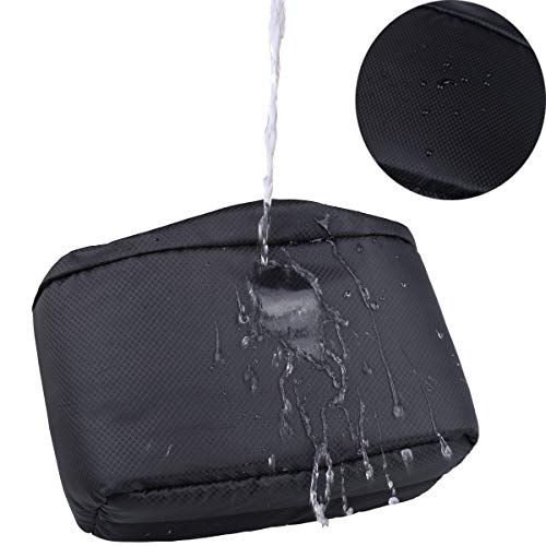 JAKAGO Shockproof Camera Insert Bag for Canon Nikon Sony SLR/DSLR/Mirrorless Cameras, Accessories, and Lens Flash Light - Adjustable Dividers, Water Resistant Inner Case (Black)