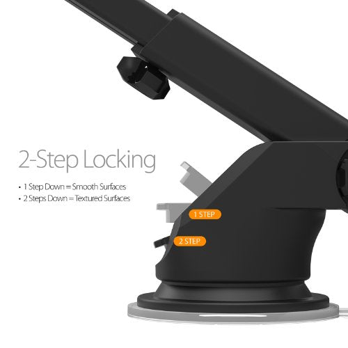 iOttie Easy One Touch 2 Car Mount Holder for iPhone XS Max, iPhone 8/8 Plus, iPhone 7/7 Plus, iPhone 6s Plus/6s/SE, Samsung Galaxy S8 Plus/S8 Edge/S7/S6/Note 9