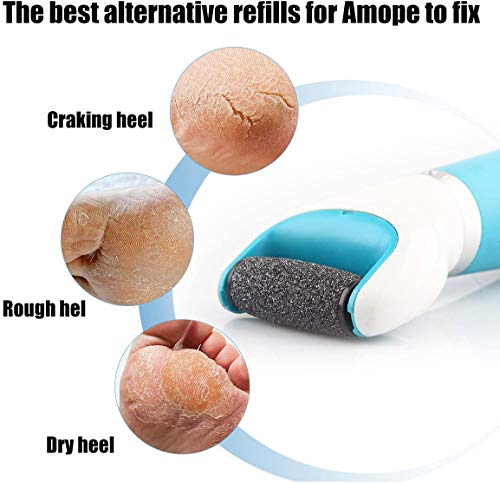 Amope Pedi Electronic Perfect Foot File Refill Rollers, Premium (5 Extra Coarse, 5 Regular Coarse)